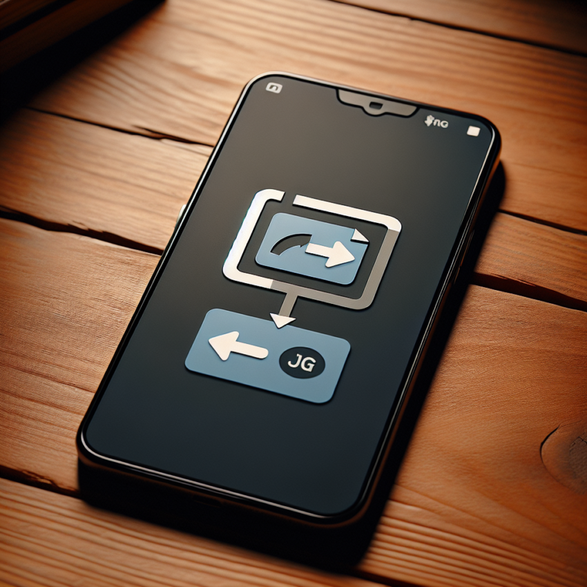 "Step-by-step guide for effortlessly converting HEIC to JPG on iPhone, featuring user-friendly interface and conversion process."